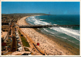 California San Diego Aerial View Pacific Beach 1986 - San Diego