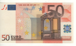 50 EURO  "V"  SPAGNA    Firma  Draghi      M 052 H2  /   FDS   -   UNC - 50 Euro