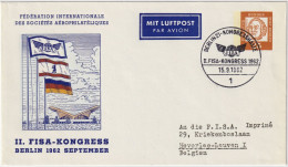 ALLEMAGNE / GERMANY - BERLIN - 1958 Private 25pf Envelope (Mi.PU32) II. FISA Congress, Berlin - Briefe U. Dokumente