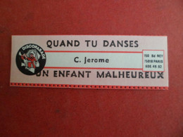 Etiquette Musique Disque 45 T - Juke-Box - Discoparade  1976 - C. JEROME - Quand Tu Danses / Un Enfant Malheureux - Altri Oggetti