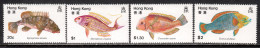 Hong Kong 1981 Mi# 368-371 ** MNH - Fish - Ongebruikt