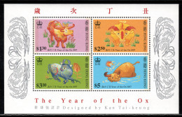 Hong Kong 1997 Mi# Block 45 A ** MNH - New Year / Year Of The Ox - Neufs