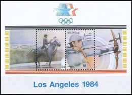 BL60**(2121/2122) - Jeux Olympiques / Olympische Spelen / Olympische Spiele / Olympic Games - Los Angeles - Bogenschiessen
