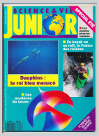 Revue SCIENCE & VIE JUNIOR N° 17 Juillet-août 1990 Spécial été   Dauphins Le Roi Bleu Menacé  Les Mystères Du Savon  * - Ciencia