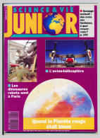 Revue SCIENCE & VIE JUNIOR N° 22 Janvier 1991 Quand La Planète Rouge était Bleue  Les Dinosaures Robots Sont à Paris   * - Ciencia