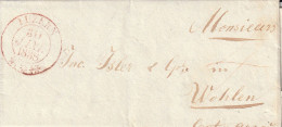 Suisse Lettre Avec Correspondance Luzern 1838 - ...-1845 Prefilatelia