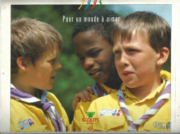 Calendrier Scouts De France - 1995 - Pour Un Monde à Aimer - Grossformat : 1991-00