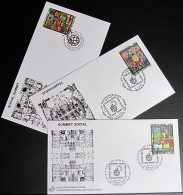 UNO NEW YORK - WIEN - GENF 1995 Sozialgipfel 3 FDC - Colecciones & Series