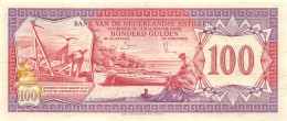 Netherlands Antilles 100 Gulden 1981 AUnc Pn 19b - Antilles Néerlandaises (...-1986)