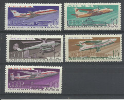 RUSIA   YVERT  AEREO  118/22   MNH  ** - Unused Stamps