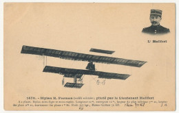 CPA - FRANCE - AVIATION - Biplan H. Farman Piloté Par Le Lieutenant Mailfert - Piloten