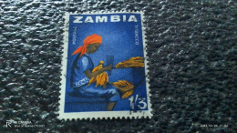 ZAMBİYA--1964-70        1/3SH     USED- - Zambia (1965-...)
