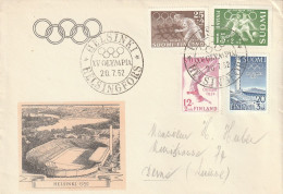 Suède Lettre Jeux Olympiques Helsinki 1952 - 1930- ... Coil Stamps II