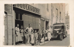 L'isle Sur Serein * Carte Photo * Devanture De La Boulangerie * Automobile CITROEN Citroën * Villageois Boulanger - L'Isle Sur Serein