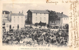 79-COULONGES-SUR-L'AUTIZE- MARCHE AUX BESTIAUX - Coulonges-sur-l'Autize