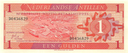 Netherlands Antilles 1 Gulden 1970 Unc Pn 20a - Antille Olandesi (...-1986)