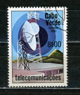 CAP VERT : TELECOM.  -  N° Yvert 449 Obli. - Cap Vert