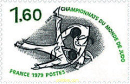 65777 MNH FRANCIA 1979 CAMPEONATO DEL MUNDO DE JUDO - Judo