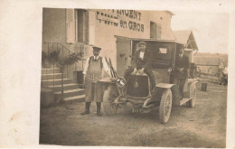 Moulins Engilbert * Carte Photo * ... VINCENT Vins En Gros * Camion De Livraison Immat 9 411 F * Villageois - Moulin Engilbert