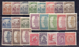 BIG2 - UNGHERIA 1916, Serie Complete N. 159/161+162/163+164/182  Linguellate  * - Unused Stamps