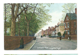 Leicestershire Postcard Loughborough  Leicester Rd  Unused Hartmann - Andere & Zonder Classificatie