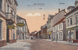 WITTEN - NORDRHEIN-WESTFALLEN - DEUTSCHLAND - ANSCHTKARTE 1924 - BAHNHOFSTRASSE.... - Witten