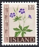 ISLANDIA 1960-1962 - FLORES - YVERT 303** - Unused Stamps