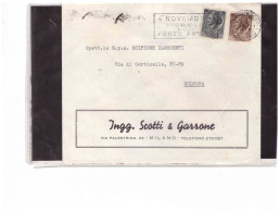 TEM17076  -TRIESTE  9.4.1953  /  LETTERA  AFFRANCATA CON IL 25 L. " ITALIA AL LAVORO"   ISOLATO - Poststempel