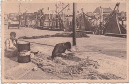 Heist-Zeebrugge - Réparation Des Filets De Pèche - Herstellen Der Visnetten - Heist