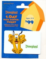 U.S.A. Disneyland California Ticket # 141a - Pasaportes Disney