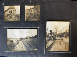 Ardeuil & Marvaux Vieux * RARE 4 Photos , Village Sous Occupation Allemande Guerre 14/18 War WW1 - Sonstige & Ohne Zuordnung