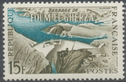 Réalisations Techniques (II) Barrage De Foum El Gherza, En Algérie  15f. Olive Et Bleu-vert. Neuf Luxe ** Y1203 - Unused Stamps