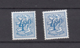 Belgie - Belgique : OCB Nr  1745 + 1745a ** MNH  (zie Scan) - 1951-1975 Heraldic Lion