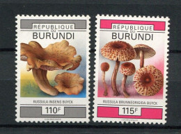 Burundi - 1993 - OCB 1027-1028 - MNH ** - Paddestoelen Champignons Fungi Mushrooms Flora  - Cv € 12,50 - Nuovi