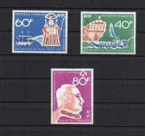 FRANCE - FR2006 - POLYNÉSIE - 1968 - PA22-24 - N* - Découverte De Tahiti - TB - Neufs