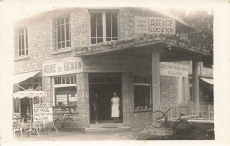 Barneville Sur Mer * Carte Photo * Agence De Location M. RENAULT Succ , Anc. CHEVALIER * Dépôt De Charbon - Barneville