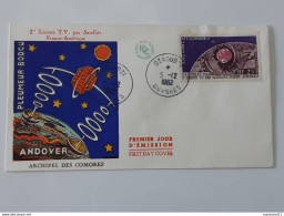 Enveloppe FDC De L' Archipel Des Comores - Cachets Dzaoudzi ... Lot430 . - Briefe U. Dokumente