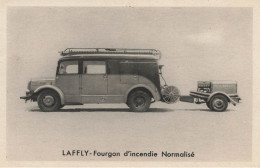 Brecey * Thème Sapeurs Pompiers * LAFFLY Fourgon Incendie Normalisé * Camion Pompier Fireman DELAHAYE SIMCA UNIC - Other & Unclassified