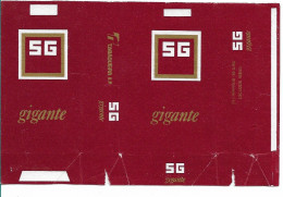 Portugal  , SG GIGANTE  Empty Tobacco Paper Pack - Cajas Para Tabaco (vacios)