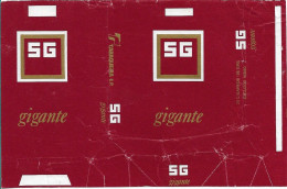 Portugal  , SG GIGANTE  Empty Tobacco Paper Pack - Cajas Para Tabaco (vacios)