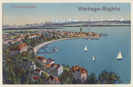 Friedrichshafen / Germany: Aerial View - Port - Lake Of Constance (Vintage PC ~1920s) - Friedrichshafen