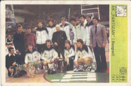 Trading Card KK000238 - Svijet Sporta Basketball Yugoslavia Serbia Partizan Belgrade 10x15cm - Other & Unclassified