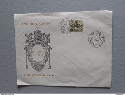 Enveloppe Poste Vaticane - Citta Del Vaticano - Incoronazione Johannes PP XXIII ... Lot430 . - Covers & Documents