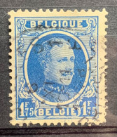 België, 1927, 257-Cu1, Naam Ontbreekt Gedeeltelijk, Gestempeld - 1901-1930