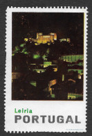 Portugal Grand Vignette Touristique Leiria Chatêau Castle Cinderella Poster Stamp - Emisiones Locales