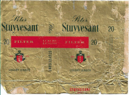 PETER STUYVESANT Luxury Length ,   Empty Tobacco Paper Pack - Empty Tobacco Boxes