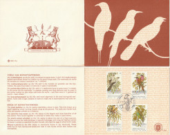 Bophuthatswana - 1980 - Birds - Complete Set On Collectors Card - Bofutatsuana