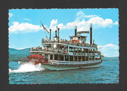 Bateau De Croisière SS MINNE - HA - HA Sur Le LAKE GEORGES Photo R.K. Dean - Lake George