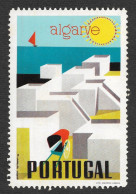 Portugal Grand Vignette Touristique Algarve Fuseta Tourism Cinderella Poster Stamp - Lokale Uitgaven