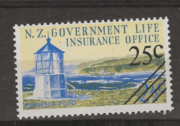 1978 MNH New Zealand Life Insurance Mi 46  Postfris** - Officials